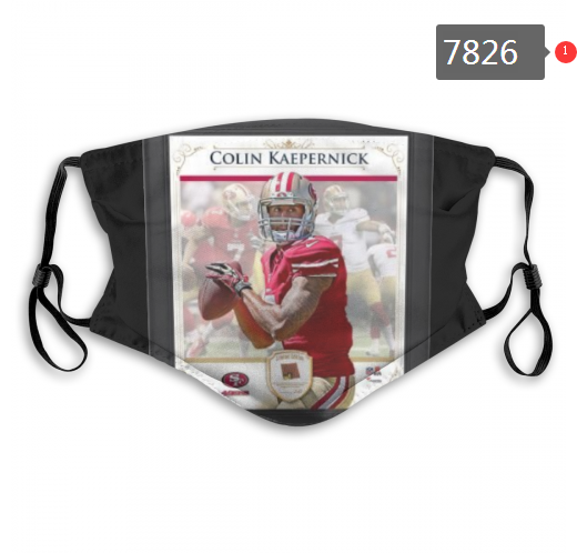NFL 2020 San Francisco 49ers #27 Dust mask with filter->nfl dust mask->Sports Accessory